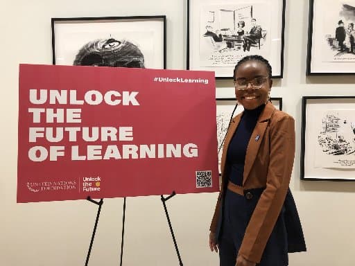 Student who fled war in Congo as a child advocates for refugee education
