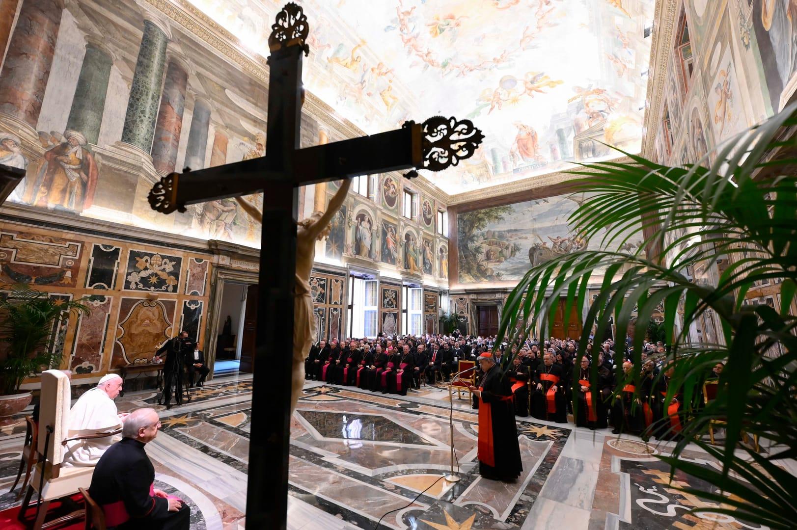 Saints have joyful hearts, not long faces, pope says