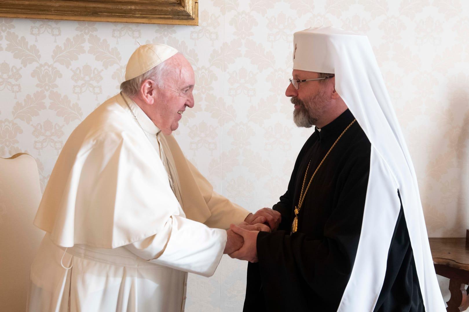 Ukrainian archbishop tells pope Russia wants to destroy, not negotiate