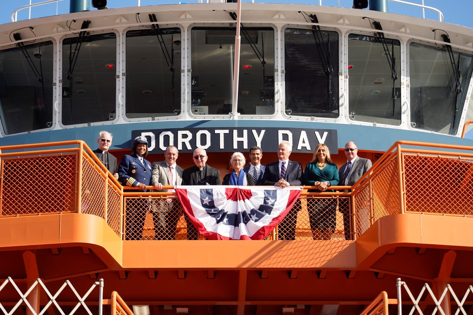 Commissioning of ferry boat recalls Dorothy Day’s legacy of peace, justice