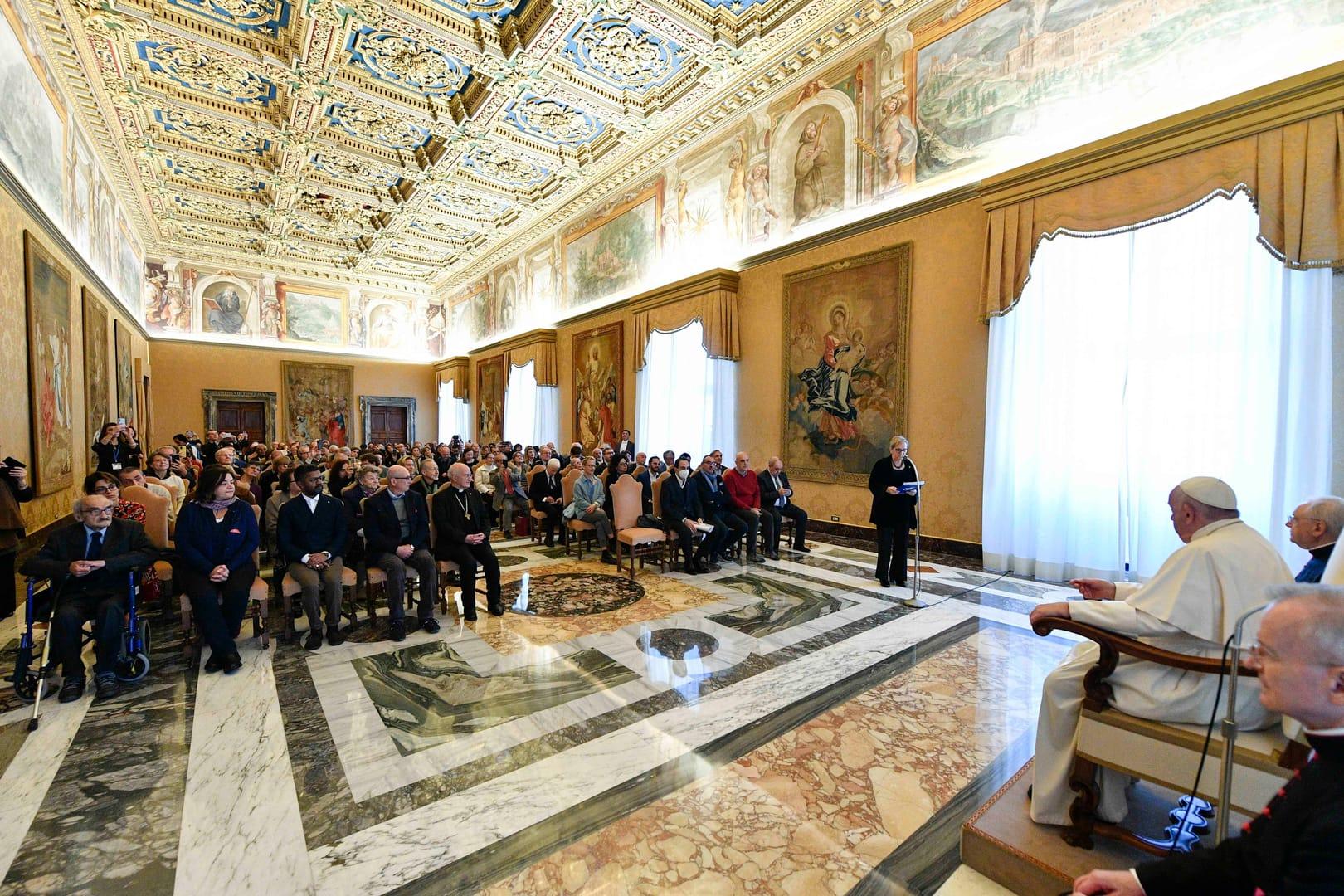 Live the Gospel by treating others as a brother or sister, pope says