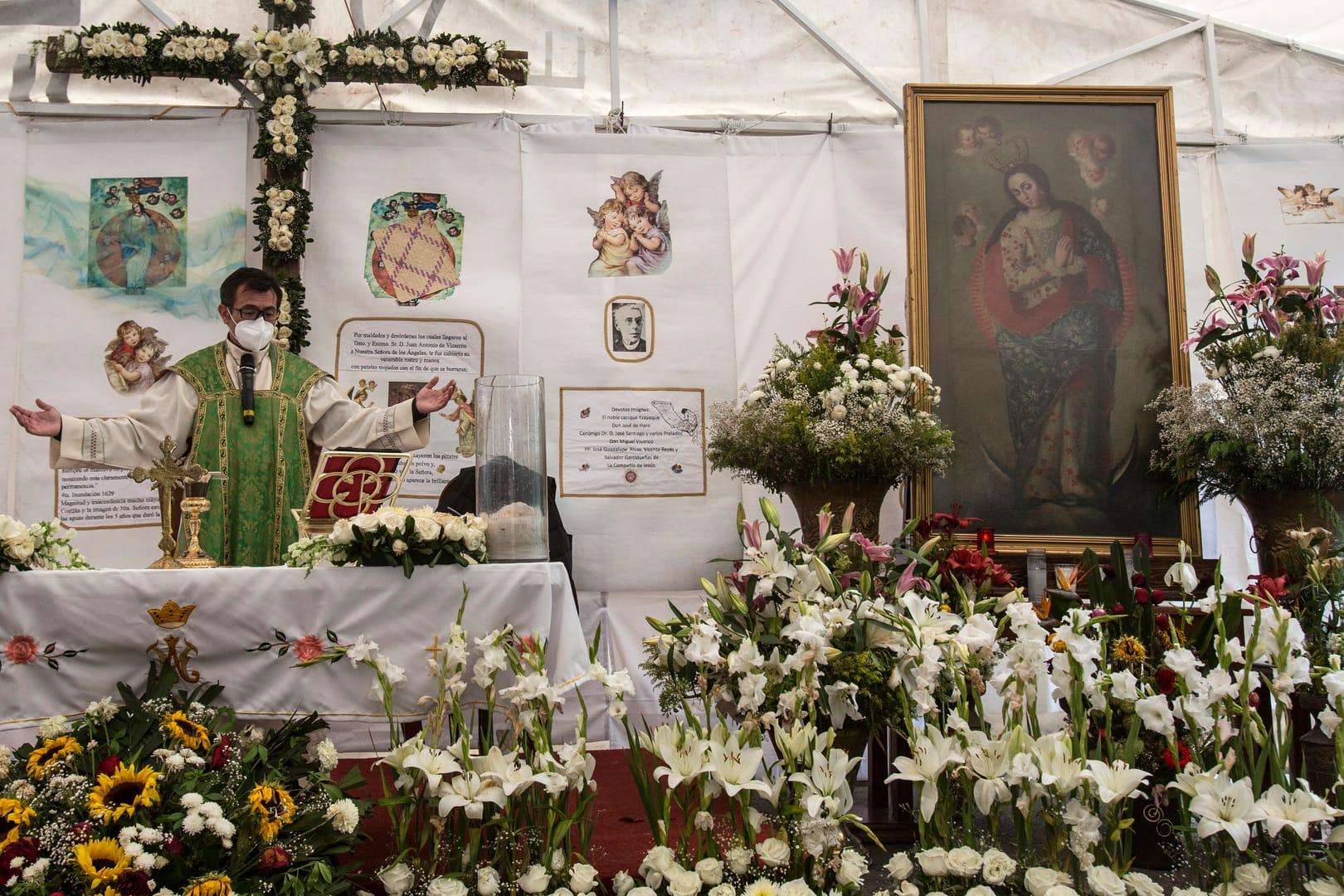 Quake-hit Mexico church with iconic Virgin image gets rehab