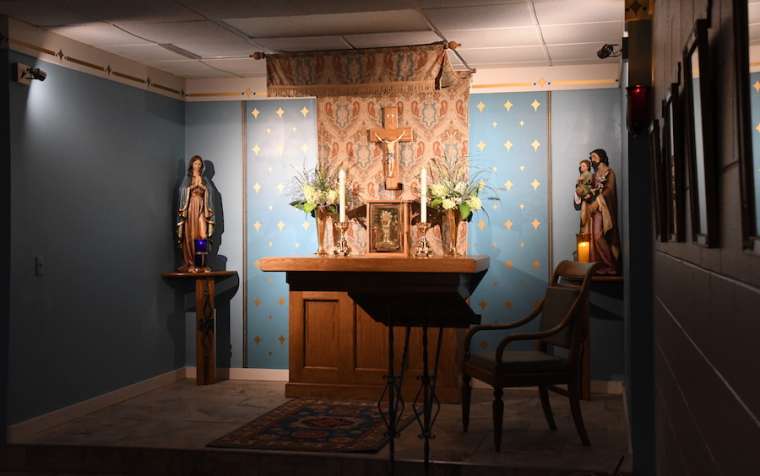 Why these high school students built a chapel and Marian shrine at a local school